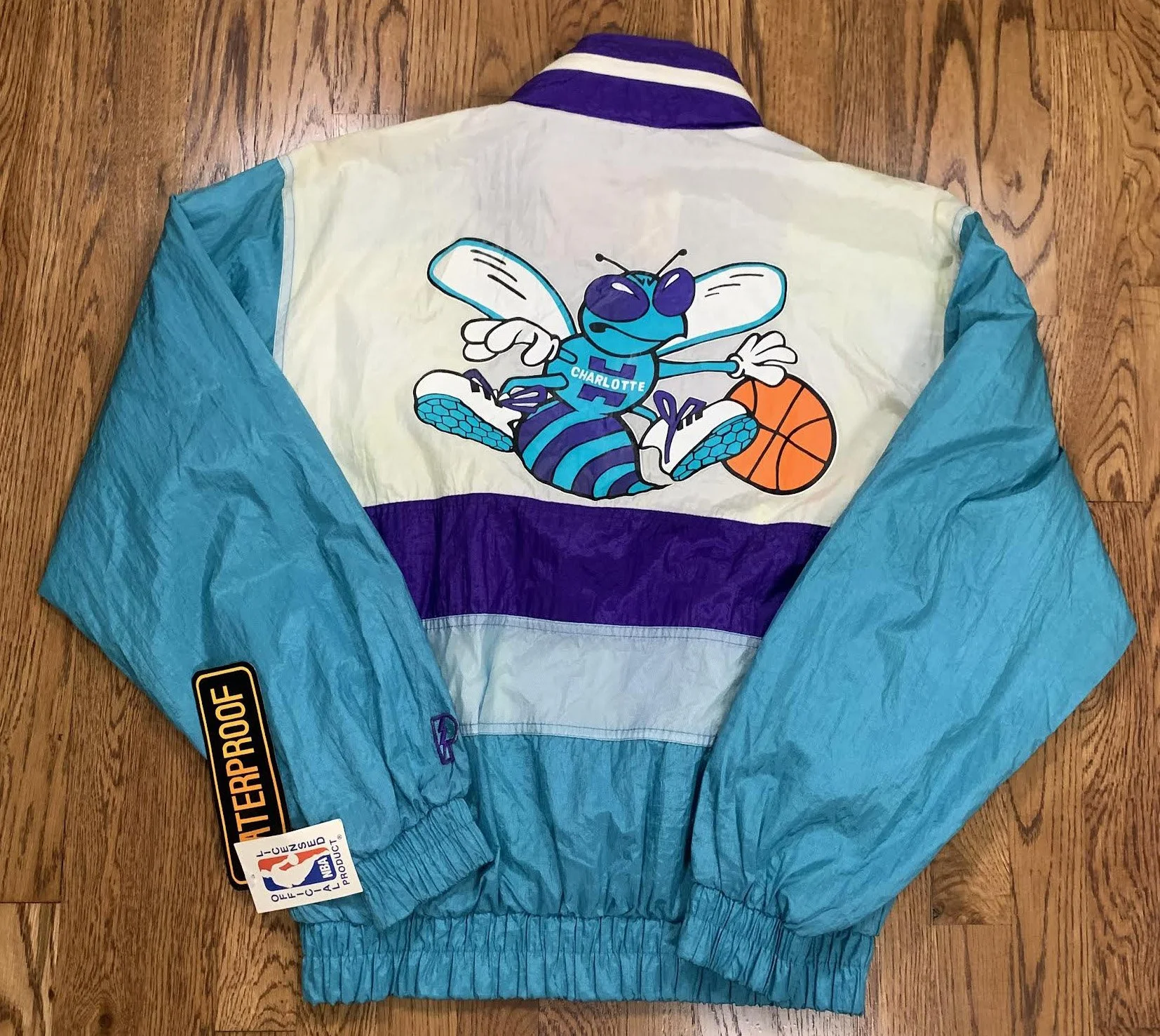 129MQ156F 90s Charlotte Hornets ジャケットXL Charlotte Hornets Vintage Pro Player Jackets 129MQ156F 90s